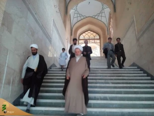 بازدید نماینده بعثه رهبری از صحن حضرت زهرا (س) 14
