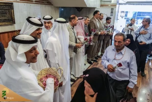 گزارش تصویری استقبال از نخستین گروه زائران به مدینه منوره 12
