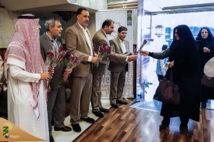گزارش تصویری استقبال از نخستین گروه زائران به مدینه منوره 11