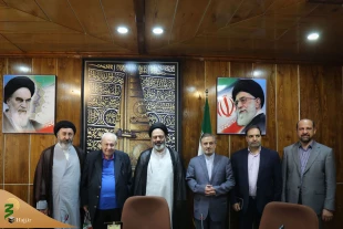 دیدار سفیرفلسطین در تهران با نماینده ولی‌فقیه در امور حج و زیارت  6