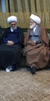 دیدار نمایندگان‌ بعثه رهبری در عراق و نجف با آیت‌الله یعقوبی از علمای عراق 2
