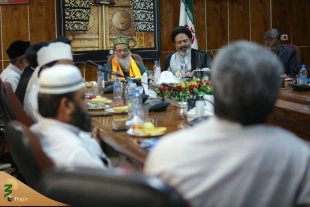 دیدار هیات هندی با سرپرست حجاج ایرانی