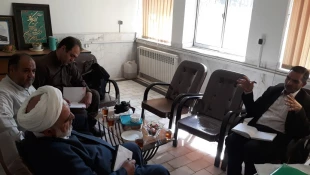 دیدار مسئول بعثه خراسان جنوبی با مسئول ستاد بازسازی عتبات استان  2
