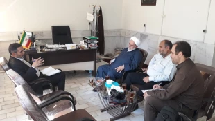 دیدار مسئول بعثه خراسان جنوبی با مسئول ستاد بازسازی عتبات استان  5