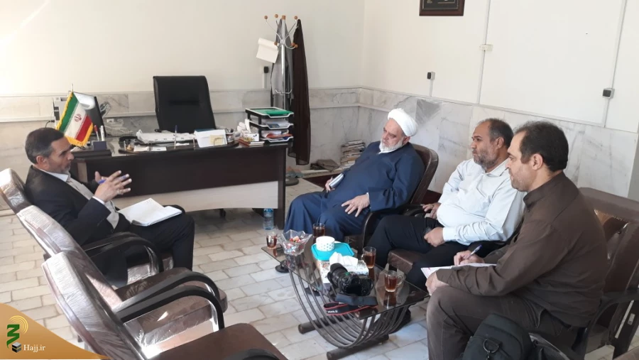 دیدار مسئول بعثه خراسان جنوبی با مسئول ستاد بازسازی عتبات استان  5