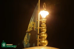 آیین باشکوه تعویض پرچم حرم مطهر رضوی برگزار شد
 2