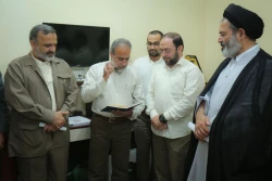بازدید حجت الاسلام والمسلمین نواب از ستاد اجرایی حج در مدینه 3
