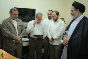 بازدید حجت الاسلام والمسلمین نواب از ستاد اجرایی حج در مدینه 3