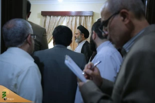بازدید حجت الاسلام والمسلمین نواب از ستاد اجرایی حج در مدینه 6