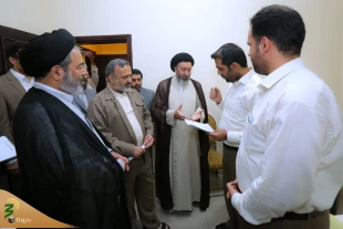 بازدید حجت الاسلام والمسلمین نواب از ستاد اجرایی حج در مدینه 8