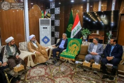 پرچم حرم امام رضا (ع) مهمان زائران حرم حضرت امیرالمومنین (ع) + تصاویر  7