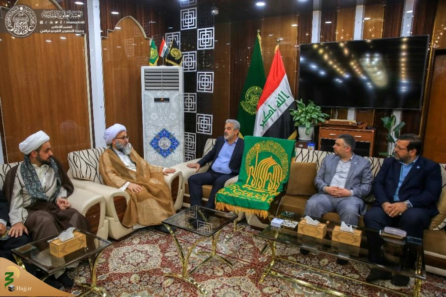 پرچم حرم امام رضا (ع) مهمان زائران حرم حضرت امیرالمومنین (ع) + تصاویر  7