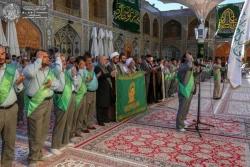 برگزاری مراسم صبحگاهی زیارت امین الله با حضور خادمان آستان قدس رضوی + تصاویر 6