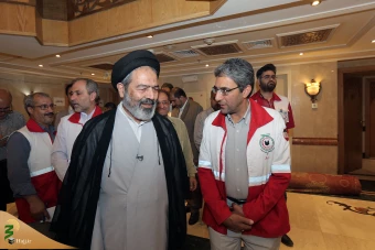 بازدید نماینده ولی فقیه در امور حج و زیارت از درمانگاههای زائران ایرانی در مدینه 13