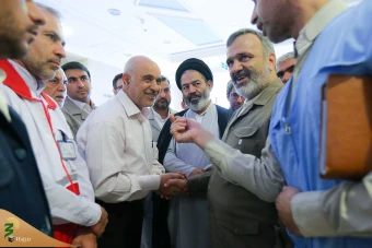 بازدید نماینده ولی فقیه در امور حج و زیارت از درمانگاههای زائران ایرانی در مدینه 24