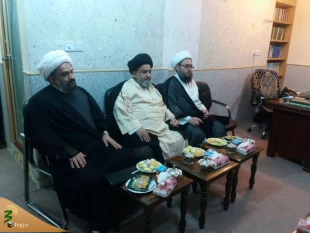دیدار مسئول نمایندگی بعثه رهبری درنجف اشرف با رئیس موسسه کاشف الغطاء 4