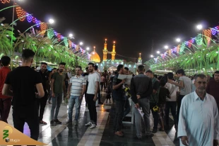 بین الحرمین در حال و هوای میلاد امام هشتم + عکس 9
