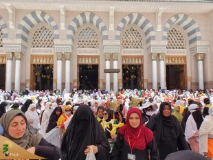 مسجدالنبی؛ میعادگاه خیل مشتاقان خاتم پیامبران/گزارش تصویری 5