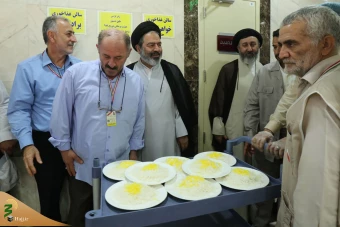 بازدید  سرپرست حجاج ایرانی از دو هتل محل اقامت زائران ایرانی در مدینه  5