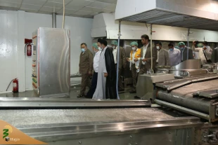 بازدید مسئولان حج از آشپزخانه های مرکزی مدینه منوره 2