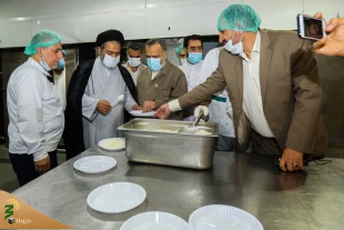 بازدید مسئولان حج از آشپزخانه های مرکزی مدینه منوره 5