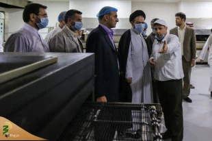 بازدید مسئولان حج از آشپزخانه های مرکزی مدینه منوره 12