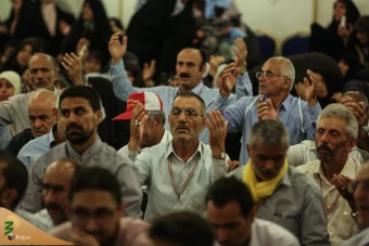 مراسم دعای ندبه در جوار بارگاه رسول الله (ص) و قبرستان بقیع 4