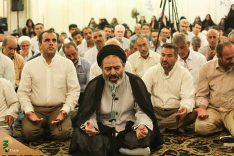 مراسم دعای ندبه در جوار بارگاه رسول الله (ص) و قبرستان بقیع 7