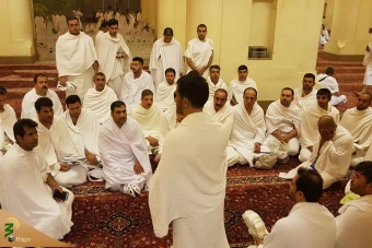محرم حجاج در مسجد شجره 2