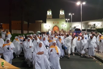 محرم حجاج در مسجد شجره 9