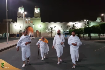 محرم حجاج در مسجد شجره 11