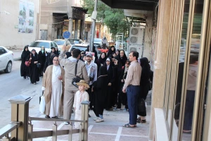 نخستین کاروان دانشجویی عتبات وارد کربلا شد