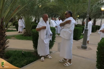 محرم حجاج در مسجد شجره 14
