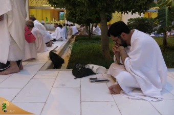 محرم حجاج در مسجد شجره 19