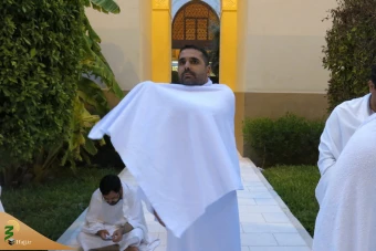 محرم حجاج در مسجد شجره 20