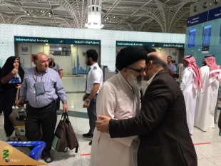 نمایندگان بیوت آیات عظام و مراجع تقلید وارد مدینه منوره شدند 7