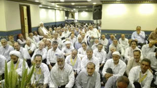 استقبال حجاج ایرانی از محافل انس و معرفت در مکه مکرمه+عکس                          2