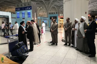 ورود نمایندگان بیوت آیات عظام و مراجع تقلید به مدینه منوره  6