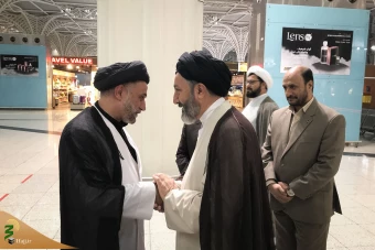 ورود نمایندگان بیوت آیات عظام و مراجع تقلید به مدینه منوره  8
