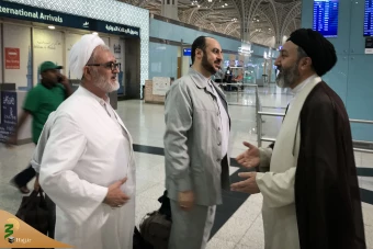 ورود نمایندگان بیوت آیات عظام و مراجع تقلید به مدینه منوره  10