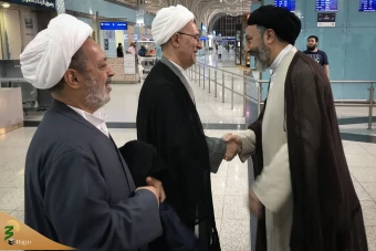 ورود نمایندگان بیوت آیات عظام و مراجع تقلید به مدینه منوره  11