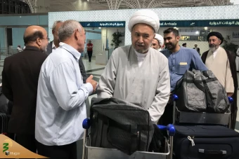 ورود نمایندگان بیوت آیات عظام و مراجع تقلید به مدینه منوره  14