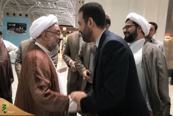 ورود نمایندگان بیوت آیات عظام و مراجع تقلید به مدینه منوره  17