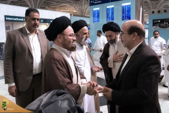 ورود نمایندگان بیوت آیات عظام و مراجع تقلید به مدینه منوره  16