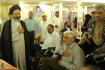 دیدار نماینده ولی فقیه در امور حج و زیارت با جانبازان  4