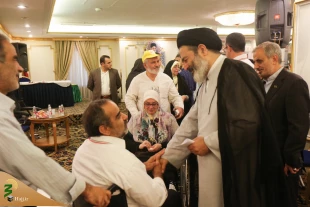 دیدارسرپرست حجاج ایرانی با جانبازان در مدینه، کاروانی که بوی حرم دارد 2