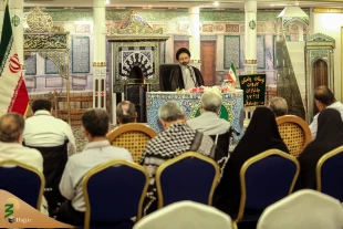 دیدارسرپرست حجاج ایرانی با جانبازان در مدینه، کاروانی که بوی حرم دارد 5