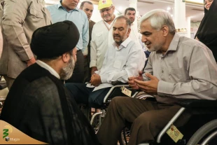 دیدارسرپرست حجاج ایرانی با جانبازان در مدینه، کاروانی که بوی حرم دارد 14