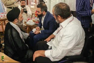 دیدارسرپرست حجاج ایرانی با جانبازان در مدینه، کاروانی که بوی حرم دارد 16