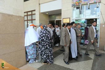 بازدید سرپرست حجاج ایرانی از هتل های زائران ایرانی در مدینه 11